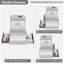 Structure de lit simple TG avec tête de lit, base de lit pour enfants avec 2 tiroirs Boucle