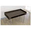 Bureau d'ordinateur moderne avec support USB avec tiroir et espace de rangement moderne en bois et acier
