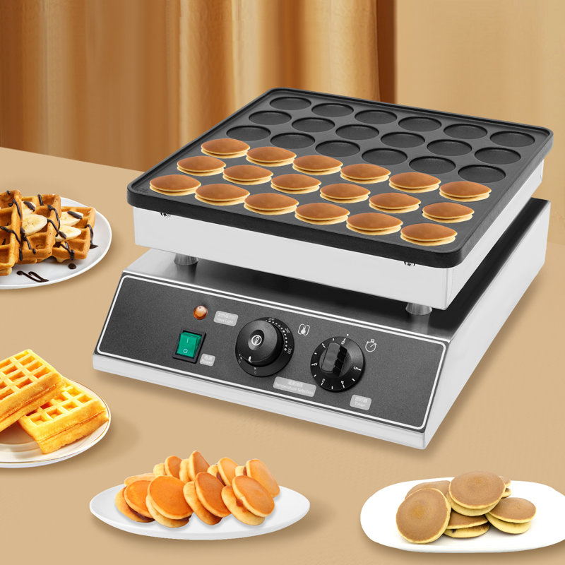 1000W Non Stick Waffle Maker