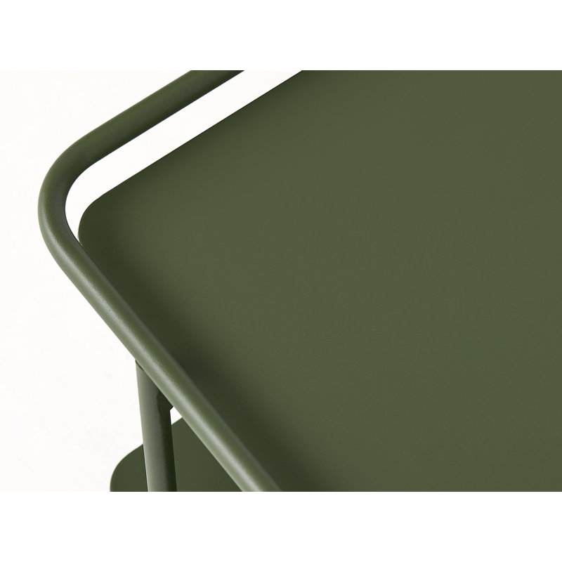 Teige Coffee Table with Storage, Olive green