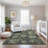 Premium Machine Washable Sykora AMF1320 Damask Rug-1217418650