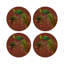 Sous-verres ronds en cuir vegan Family Family-119015187