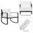Ruthee 3 Piece Rattan Seating Group with Cushions