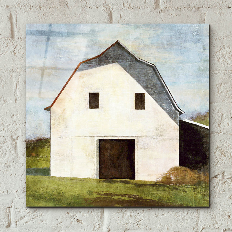 «Hay Barn» par Suzanne Nicoll, H 12 po x l 12 po x P 0,13 po