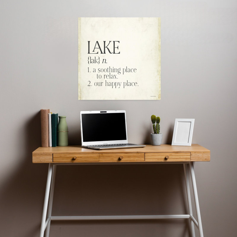 Lake Summer, art contemporain abstrait, H 18 po x l 18 po