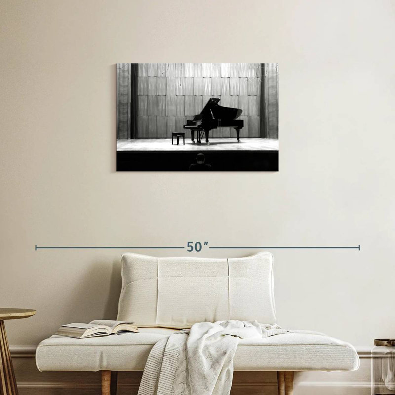 Piano à queue noir Abarca, H 20 po x l 30 po