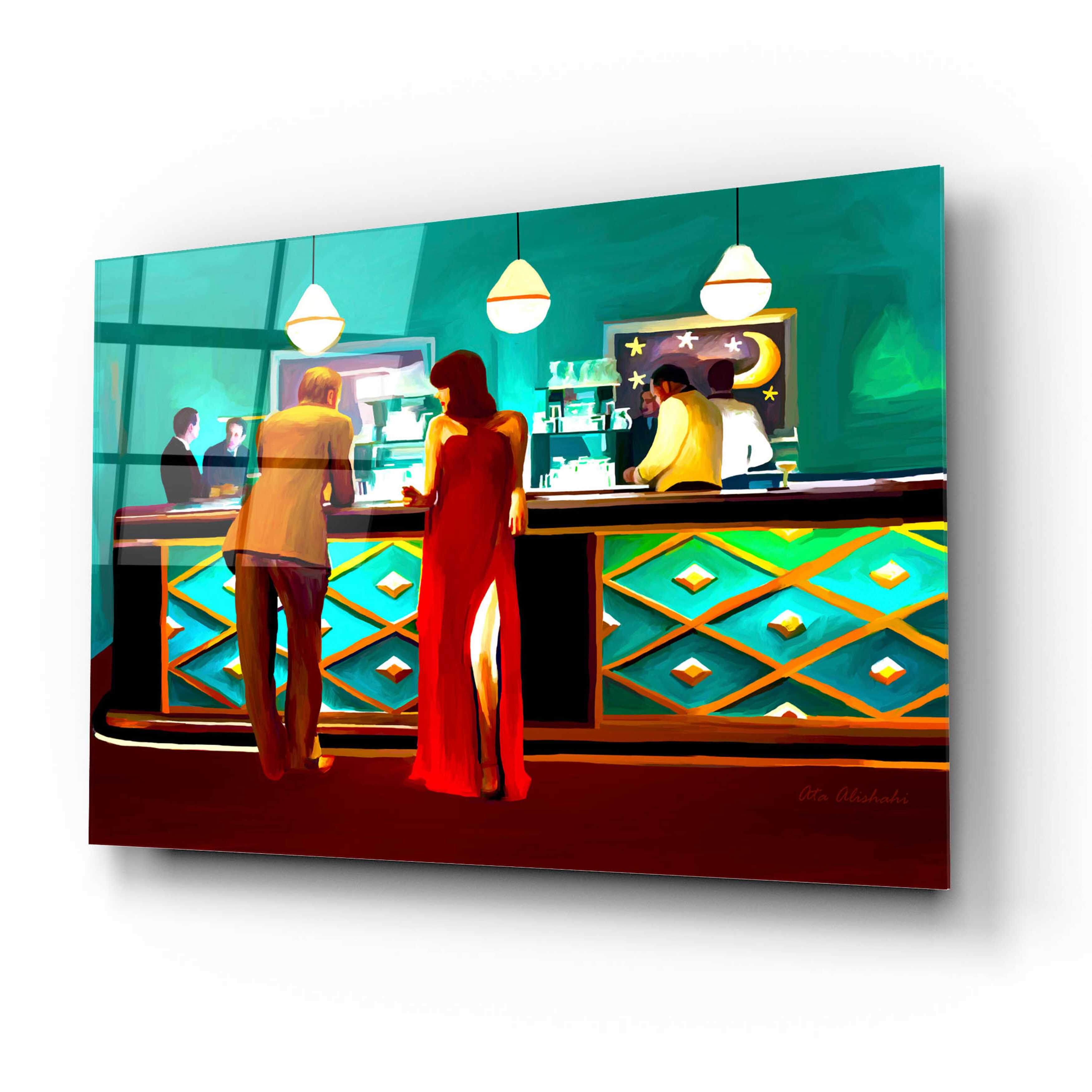Winston Porter Bar On Plastic / Acrylic by Ata Alishahi Print Wayfair