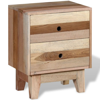 Suri 30cm W Solid Wood Bedside Table