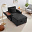 Fauteuil en velours côtelé l 34,5 po avec repose-pieds-1997610924
