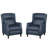 Doersten Genuine Leather Push Back Reclining Chair-101898360