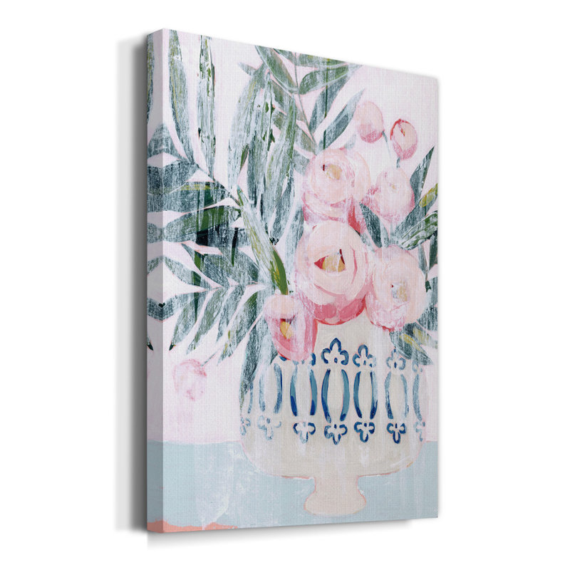 " Bleached Bouquet II " Painting Print, 18" H x 12" W x 1.5" D