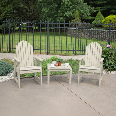Chaise Adirondack en plastique avec table Anette