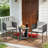 Round  Patiotable With Shelf-533448734