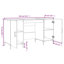 Diawara Metal Base Writing Desk-222820517