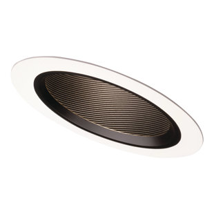 5.25'' Black Baffle Recessed Trim