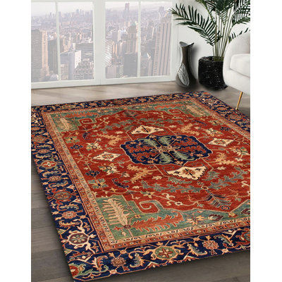 Tapis abstrait 100% lavable à la machine - 4103