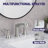 Widespread Pull Out Sprayer Bathroom Faucet, 2-Handle Bathroom Sink Faucet-110713013