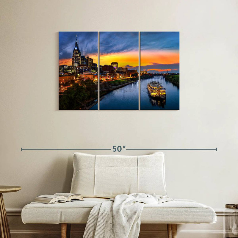 Croisière sur la rivière Rash Nashville, H 24 po x l 38 po