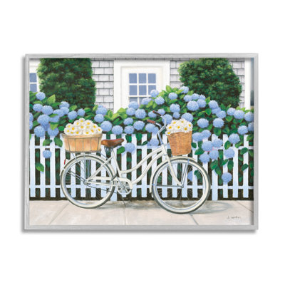 «Cape Cod Daisy Bike», reproduction de peinture acrylique