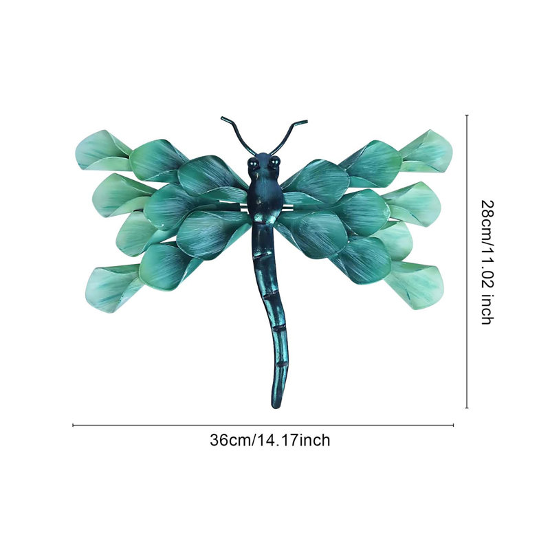 Metal Dragonfly Wall Decor