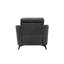 Chaise en tissu tissé gris l 39 po Carlotta-957129212