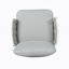 Ensemble de 2 fauteuils club en acier, blanc cassé et gris-1333026749-1333026748