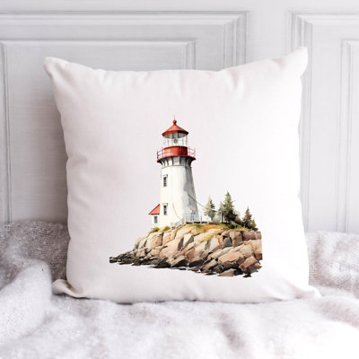 Nautical Sea Life_33 - Coussin décoratif en polyester