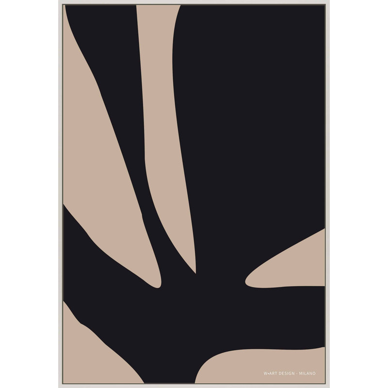 Organic Abstraction 2 Print by Romina Gadler, 38" H x 26.5" W x 1.25" D, White Framed Paper