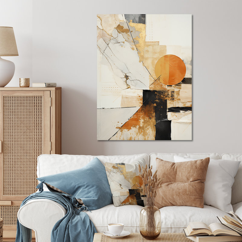 «Black Twilight Dream Abstract Collages II», art mural abstrait en métal, H 40 po x l 30 po x P 1,5 po