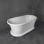 Baignoire de trempage autoportante à surface solide 67 po. X 32 po.