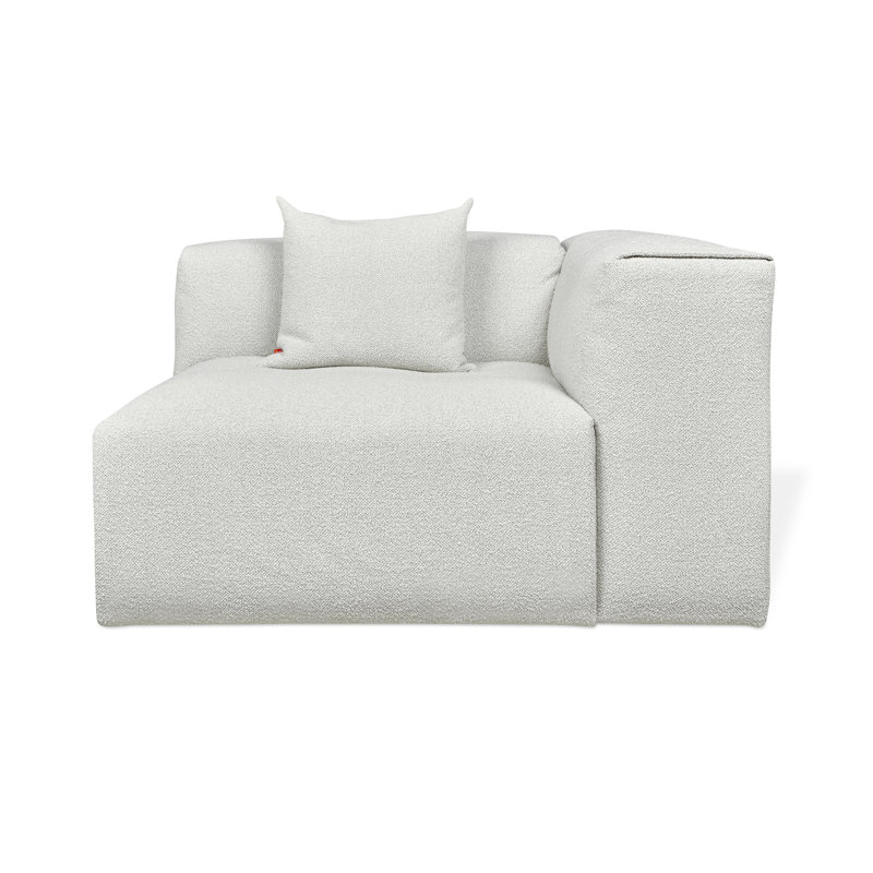 Nest Modular Right Arm Chair, Morris Fog