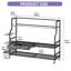 Support de rangement pour 5 sacs de golf pour club de golf, organisateur de garage avec roues et tiroirs