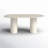 Belle Oval Dining Table-Black Marble-121836638