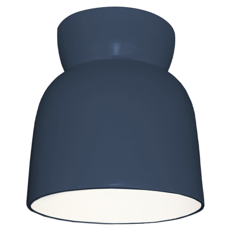 Logan Radiance - Hourglass Flush-Mount, Midnight Sky with Matte White internal finish, LED (Integrated)