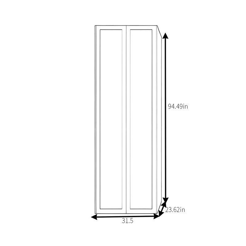 Armoire simple rétro classique