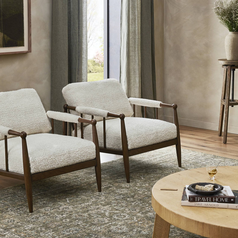 Warren Chair, Mahogany Leather