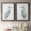 Blue Heron I - ensemble de 2 reproductions d'art sur toile encadrées-595298012-595298009