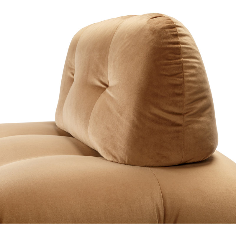 Bernabe Modern Modular Chair, Brown