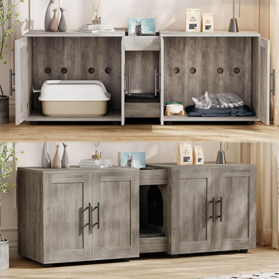 Armoire pour litière 3 en 1