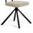 Modern Fabric Upholstered Solid Metal Dining Chairs-1580492432