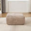 Fauteuil d'appoint modulaire sans accoudoirs avec repose-pieds de 30,5 po avec repose-pieds, siège moderne, désossé, siège simple, avec repose-pieds, salon, chambre à coucher, dortoirs, sans assemblage requis