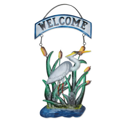 Cerissa Handmade Lake Greeting Welcome Sign