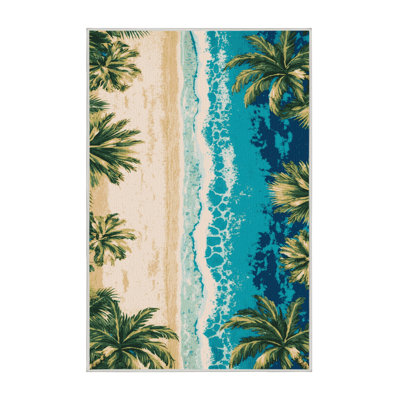  Tapis bord de mer lavable