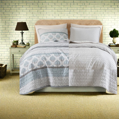 Ensembles de literie en coton turquoise, ensemble de courtepointe pour grand lit, maison moderne toutes saisons