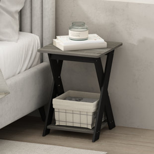 Tidur 39.50cm W Manufactured Wood Bedside Table