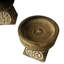 2 Piece Wood Tabletop Dish Set