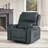 37.8" W Genuine Leather Power Lift Recliner with Heated Massage-372809229