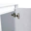 Armoire de rangement de salle de bain autoportante 36 po, portes à fermeture douce, blanc brillant, contreplaqué, emballage KD, combinaison 12 po X3 (convient pour la salle de bain, la cuisine, la salle d'étude, la chambre à coucher, etc.)