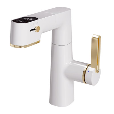 Single Hole Digital Pull-Out Bathroom Faucet