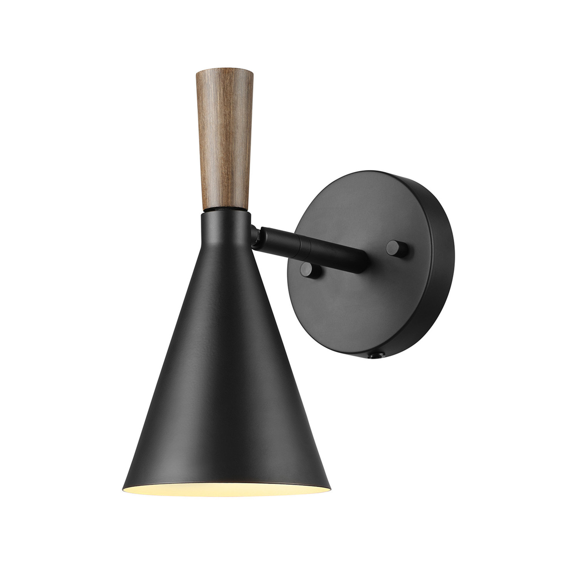 George Oliver 1-Light Black Plug-In